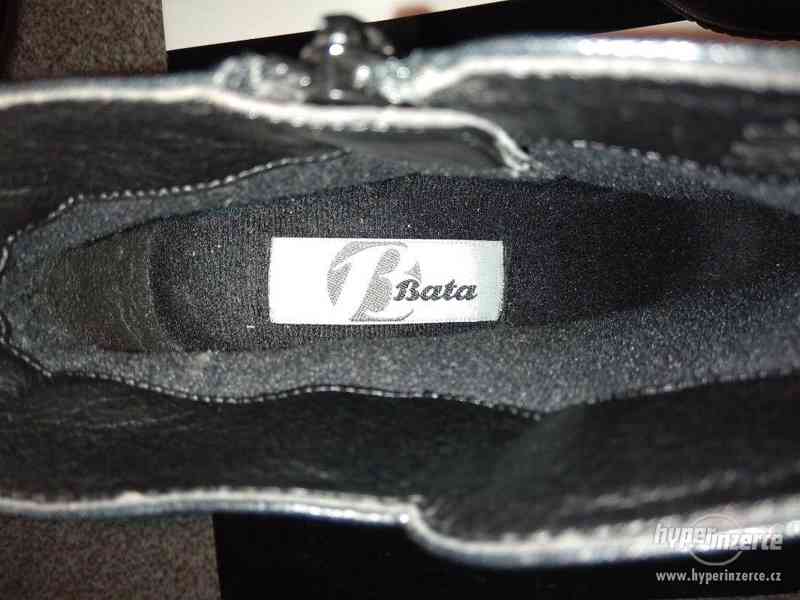 Dámská kožená obuv Baťa s náhradními podpatky - foto 4