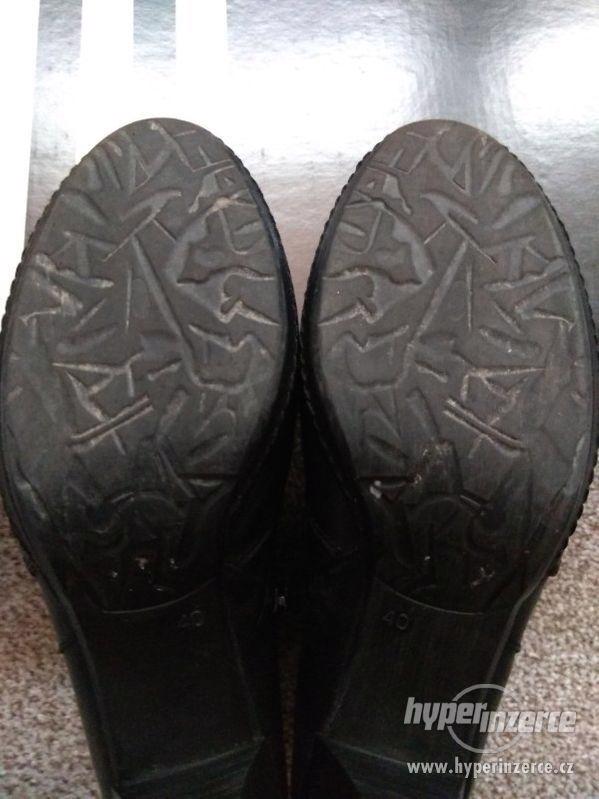 Dámská kožená obuv Baťa s náhradními podpatky - foto 10