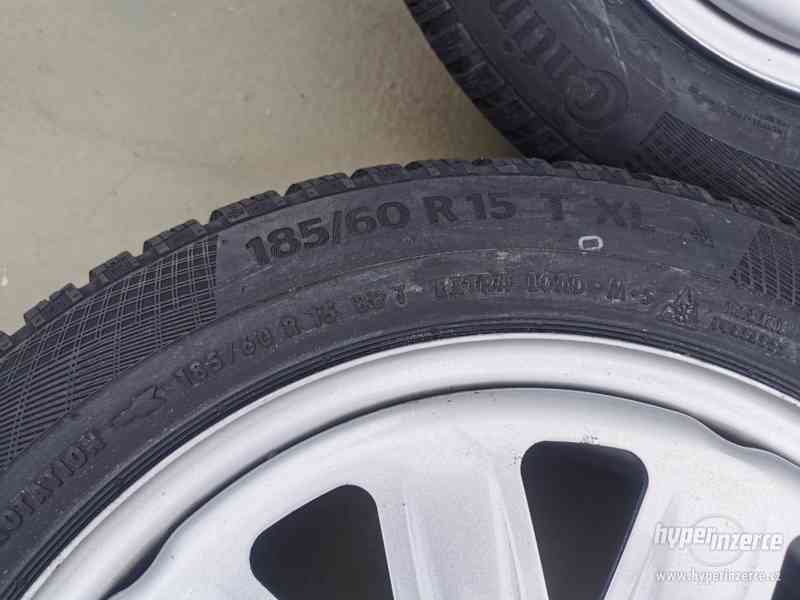 185/60R15 nové zimní pneu Fabia škoda rapid 6x15 5x100 ET38 - foto 8