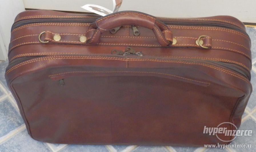 Kožený kufr cestovní - foto 3