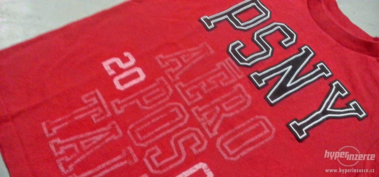 Dětské červené triko P.S. Aéropostale – vel. 6 let – 122 cm - foto 5