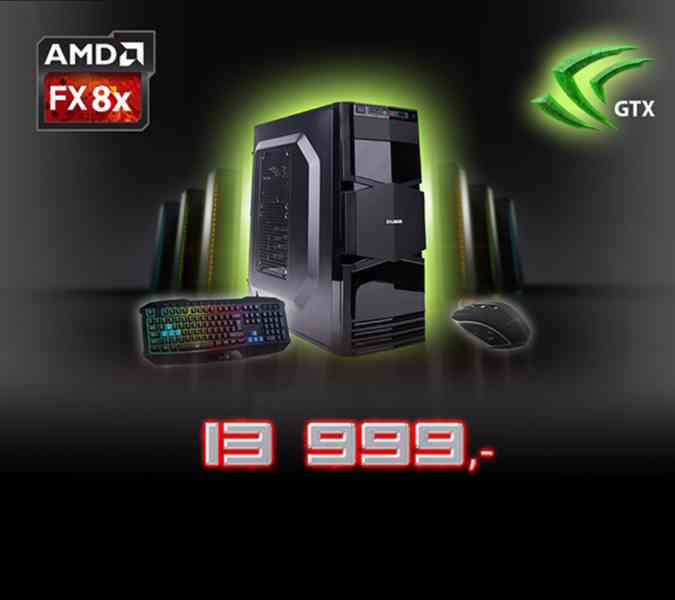 FX8300,16GB,GTX 1050 Ti OC 4GB,1TB - foto 1