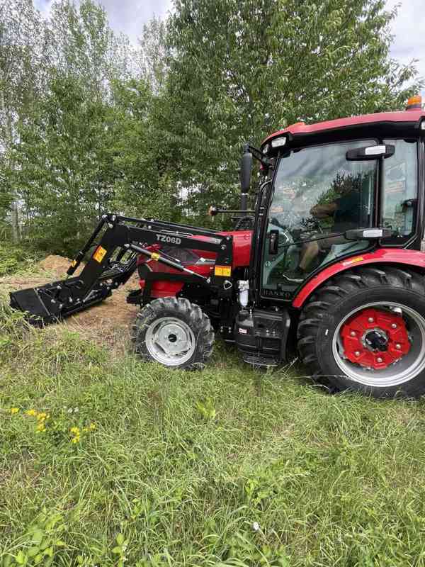 Traktor HANWO HWB 604C. Traktor 65 koni 48kW, čelný nakladač - foto 7