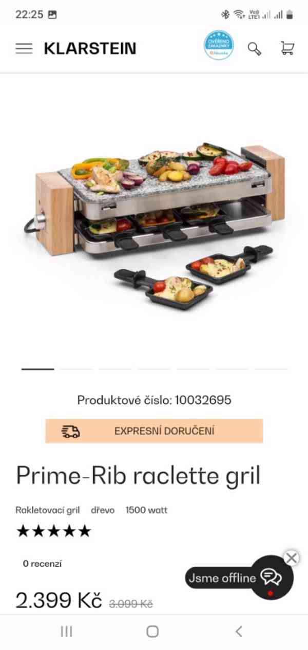 Rakletovač Klarstein Prime - Rib raclette grill - foto 7