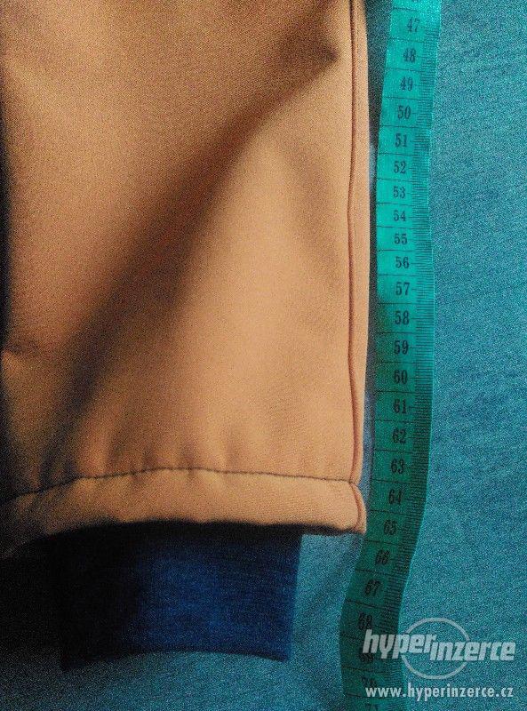 Softshellové kalhoty zimní,oranž. cca 92/98 - foto 6