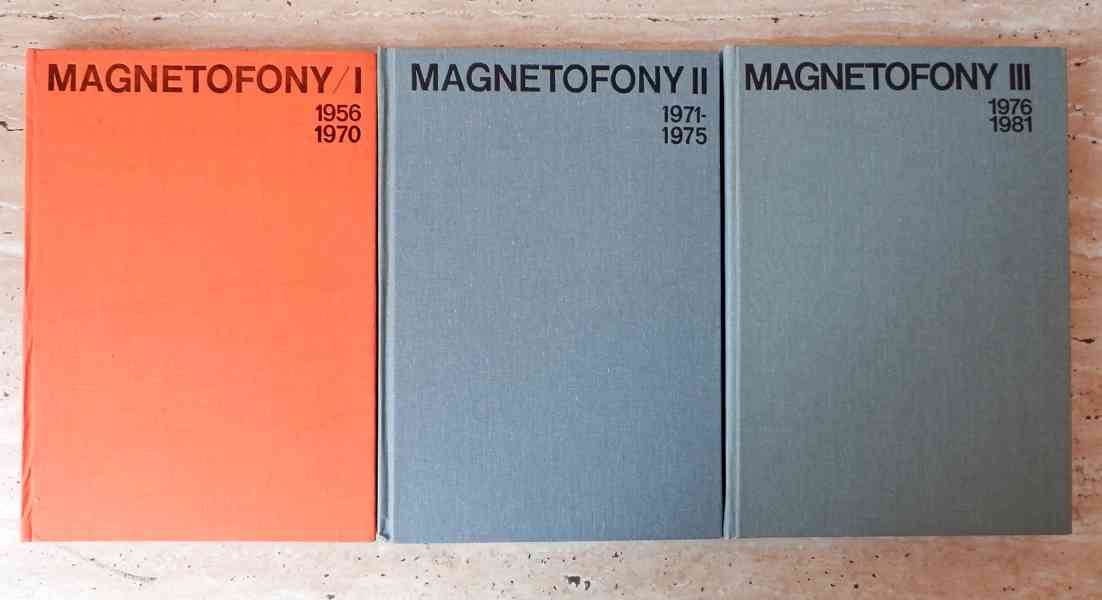Knihy Magnetofony I, II, II. Schémata zapojení, informace  - foto 2
