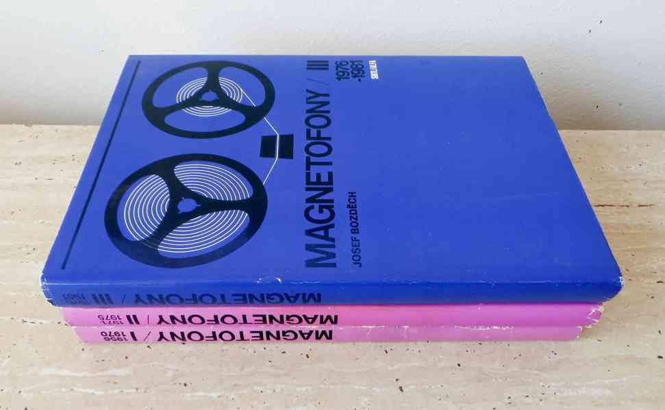 Knihy Magnetofony I, II, II. Schémata zapojení, informace  - foto 3