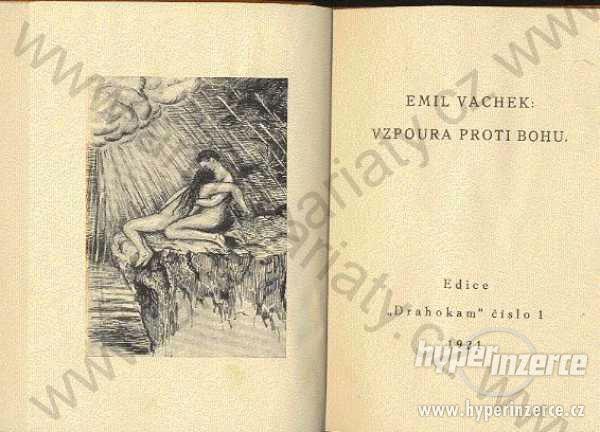Vzpoura proti bohu Emil Vachek 1921 - foto 1