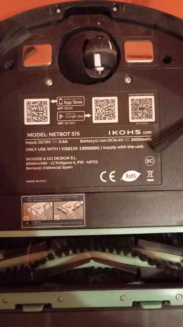 Prodám robotický vysavač IKOHS Netbot S15 - foto 4