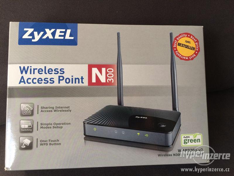 Prodám nový nepoužitý Access Point ZyXEL N300 (WAP3205 v2) - foto 1