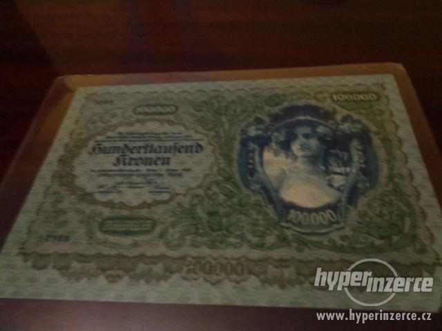 Predam Original UNC 100 000 Kronen 1922 - foto 1