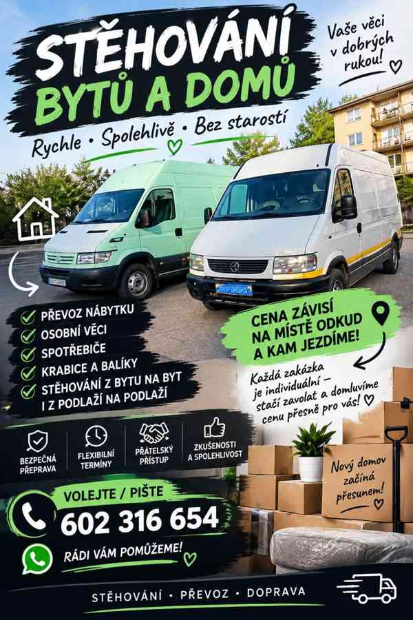 🚚 STĚHOVÁNÍ A PŘEVOZ – MORAVSKOSLEZSKÝ KRAJ