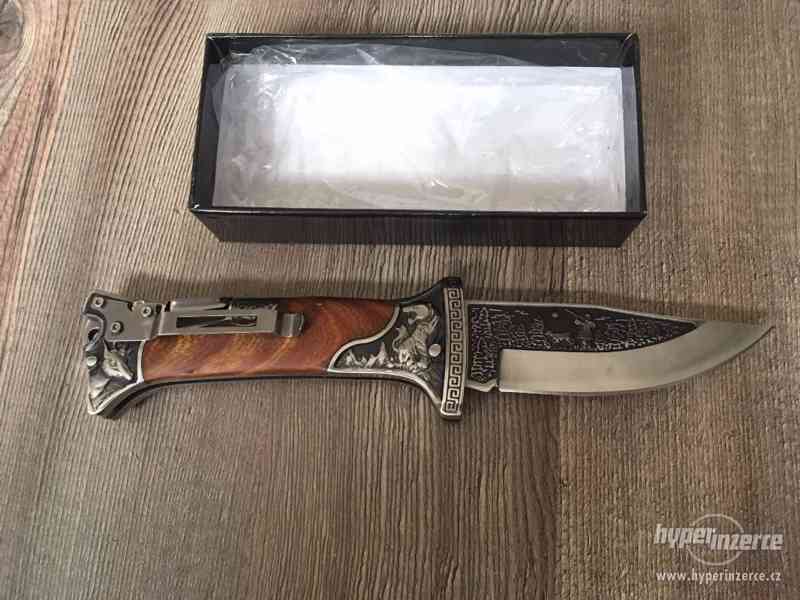 Myslivecký nůž Kandar 14,5cm čepel, zdobený - foto 5