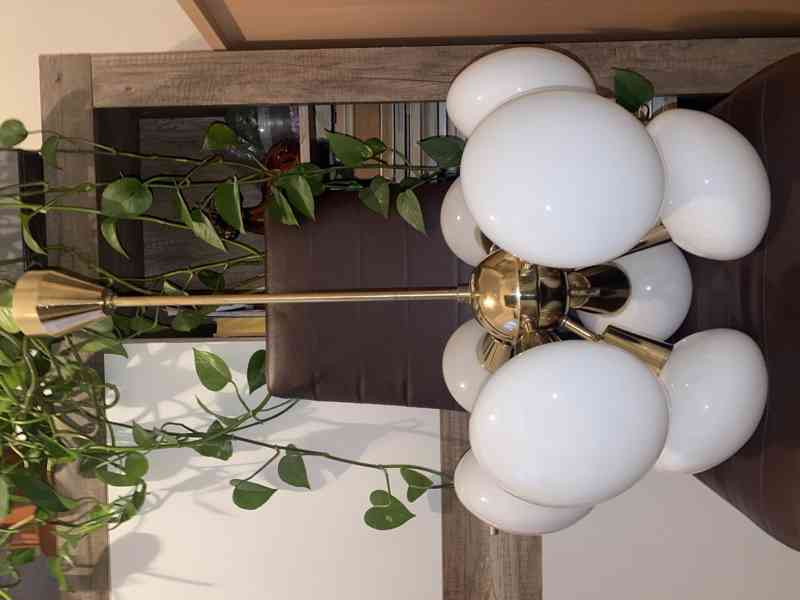 Retro lustr SPUTNIK, Kamenický Šenov 70.léta - foto 2