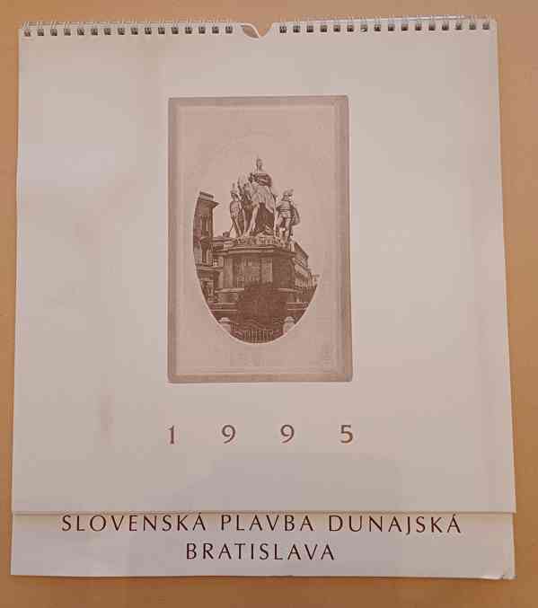 Nástěnný kalendář Slovenské plavby dunajské Bratislava
