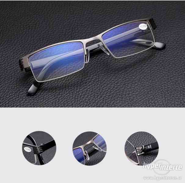 Elegantní dioptrické brýle na čtení - čtecí brýle +1,5 di - foto 2