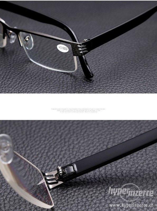 Elegantní dioptrické brýle na čtení - čtecí brýle +1,5 di - foto 3