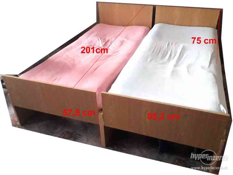 Jednolůžková postel - foto 1