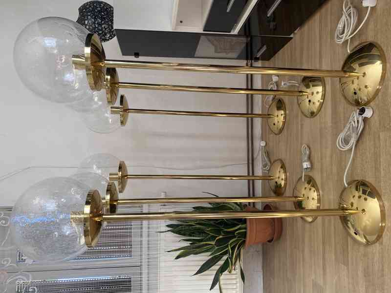 Podlahová stojací lampa Kamenický Šenov 70.léta - foto 10