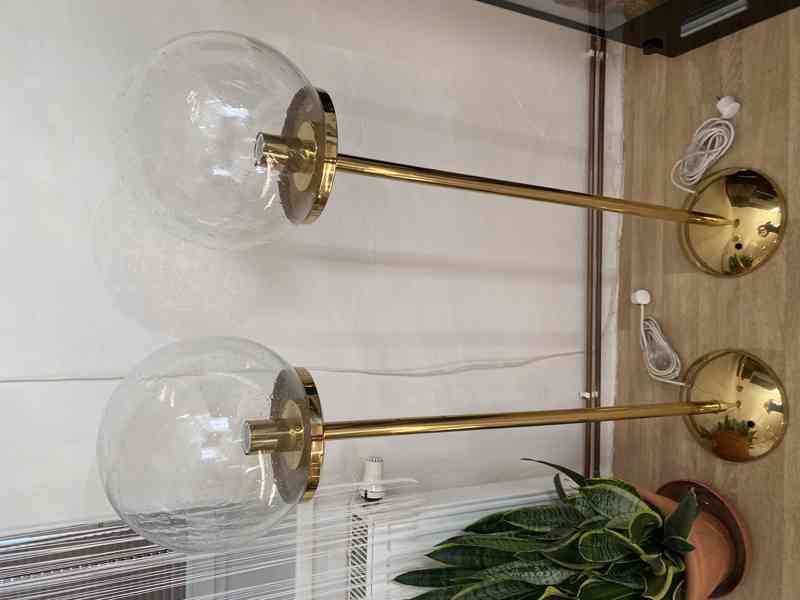 Podlahová stojací lampa Kamenický Šenov 70.léta - foto 16