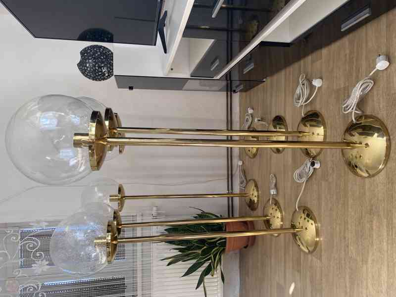 Podlahová stojací lampa Kamenický Šenov 70.léta - foto 7