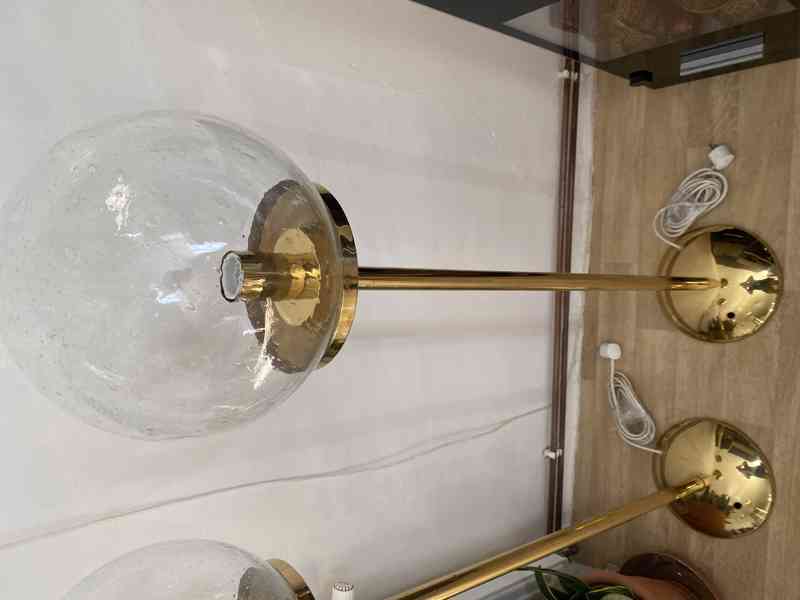 Podlahová stojací lampa Kamenický Šenov 70.léta - foto 20
