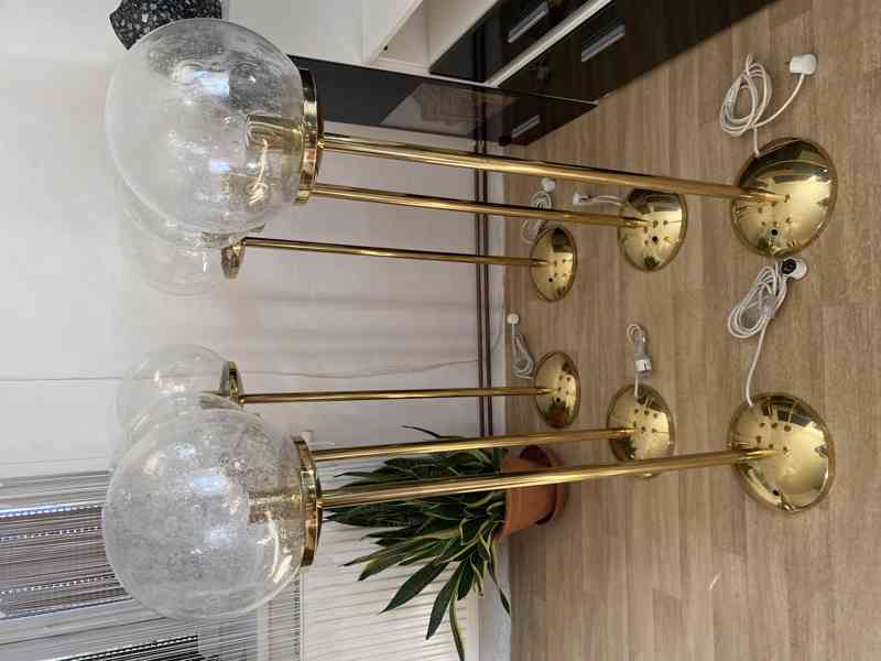 Podlahová stojací lampa Kamenický Šenov 70.léta - foto 9