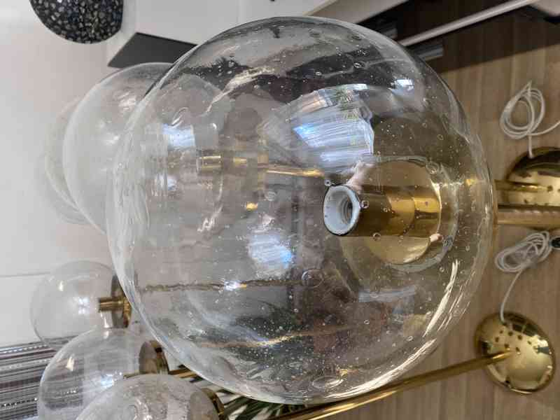 Podlahová stojací lampa Kamenický Šenov 70.léta - foto 8