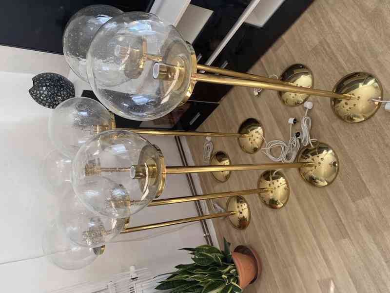 Podlahová stojací lampa Kamenický Šenov 70.léta - foto 18