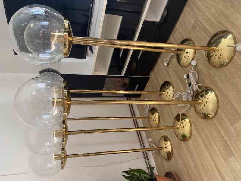 Podlahová stojací lampa Kamenický Šenov 70.léta - foto 19