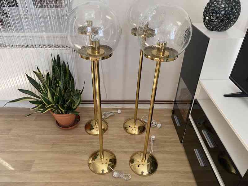 Podlahová stojací lampa Kamenický Šenov 70.léta - foto 12