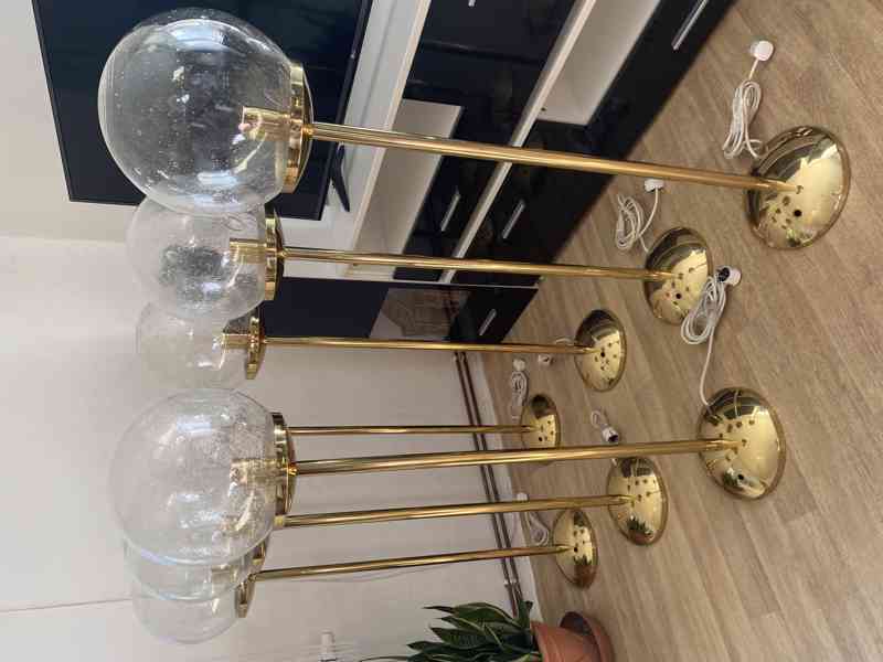 Podlahová stojací lampa Kamenický Šenov 70.léta - foto 2