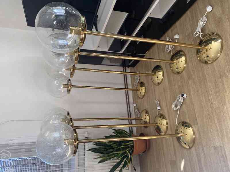 Podlahová stojací lampa Kamenický Šenov 70.léta - foto 4