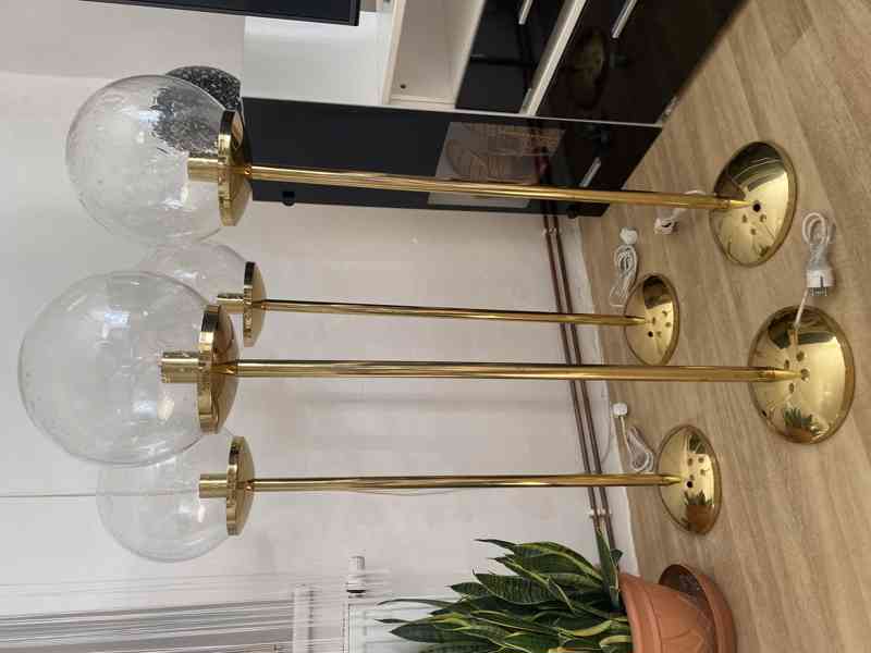 Podlahová stojací lampa Kamenický Šenov 70.léta - foto 13