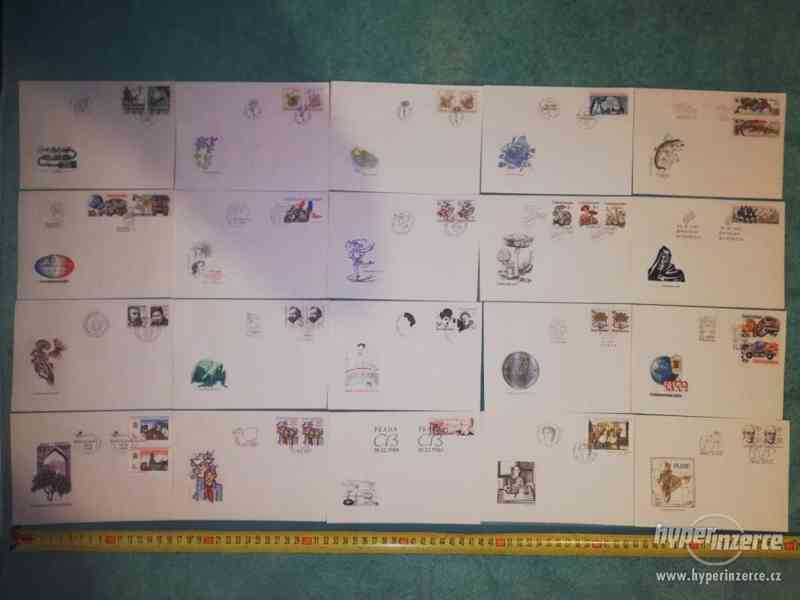 Obálky se známkami, s obrázky a razítky - 96 ks - foto 3