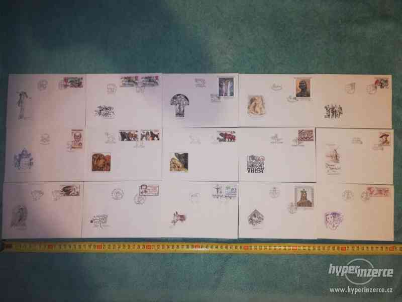 Obálky se známkami, s obrázky a razítky - 96 ks - foto 4