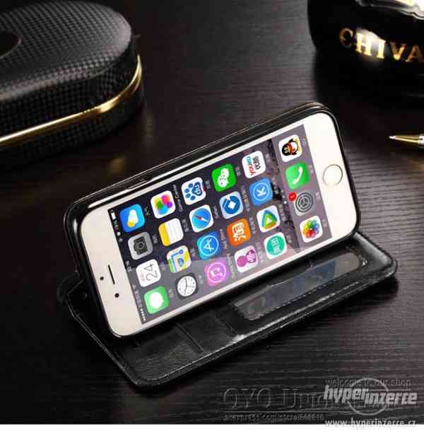 Kožené elegantní pouzdro pro APPLE iPhone 6, 6S - 4,7 " - foto 4