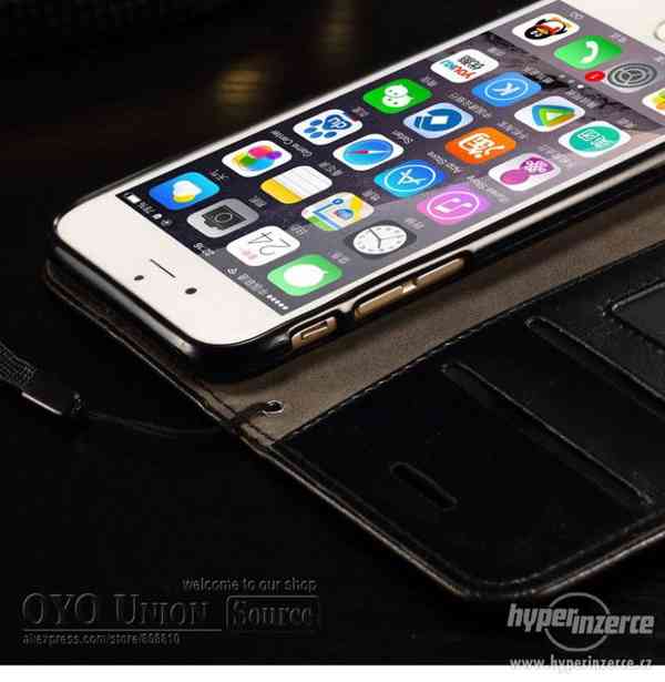 Kožené elegantní pouzdro pro APPLE iPhone 6, 6S - 4,7 " - foto 5