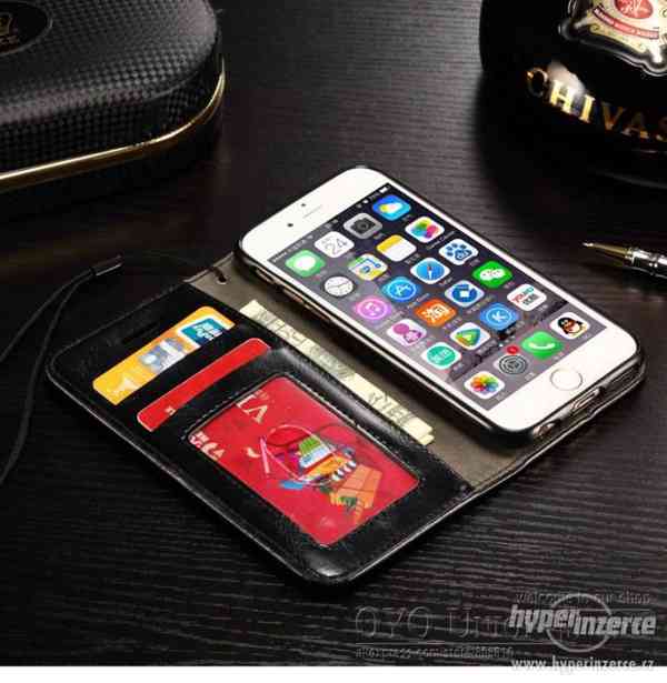 Kožené elegantní pouzdro pro APPLE iPhone 6, 6S - 4,7 " - foto 6