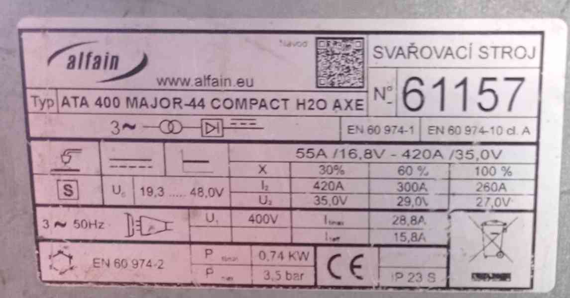 MIG/MAG svářečka Alfa in ATA 400 MAJOR - foto 3