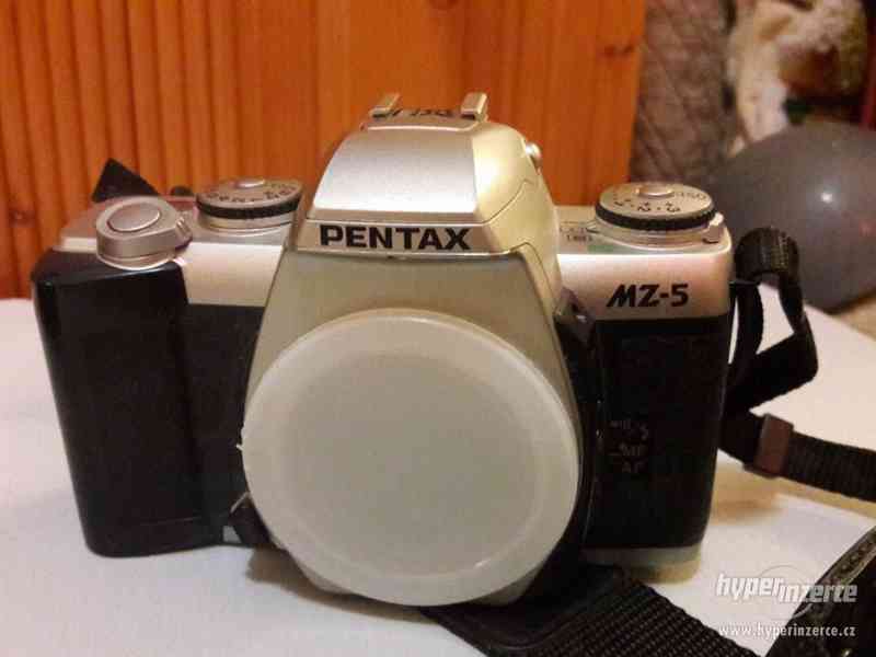 Pentax MZ-5 kinofilmové tělo-top stav,obj.+návod - foto 2