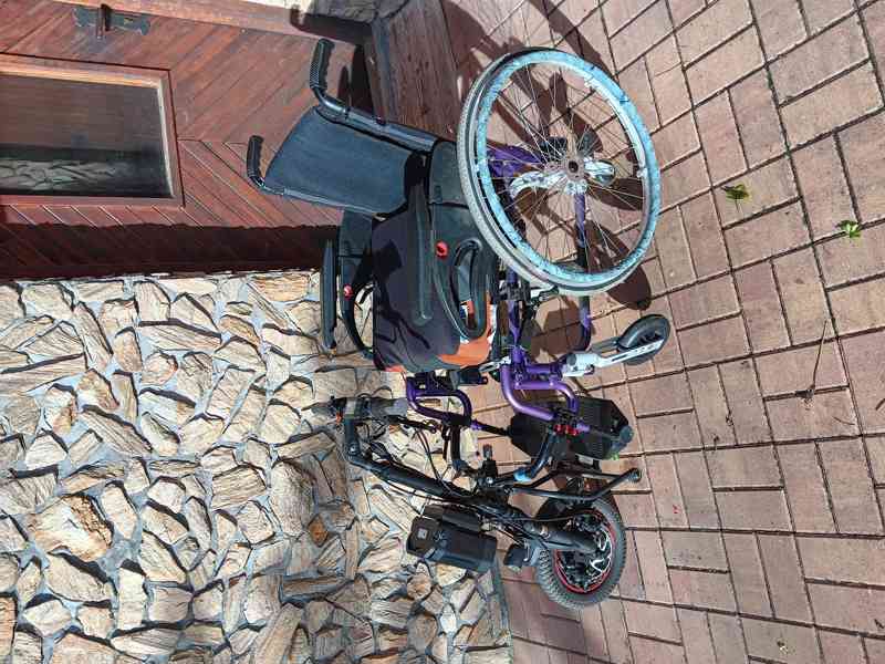 Přídavný elektrický pohon k invalidnímu vozíku. - foto 5