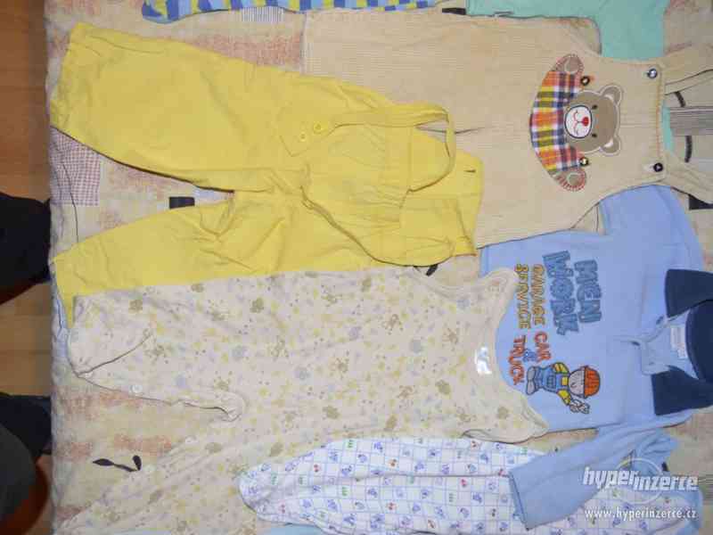 Set oblečení - kojenec kluk 9 ks - vel. 74-80 (set č. 15) - foto 3