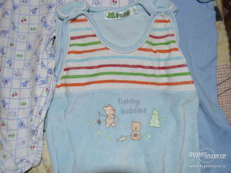 Set oblečení - kojenec kluk 9 ks - vel. 74-80 (set č. 15) - foto 5