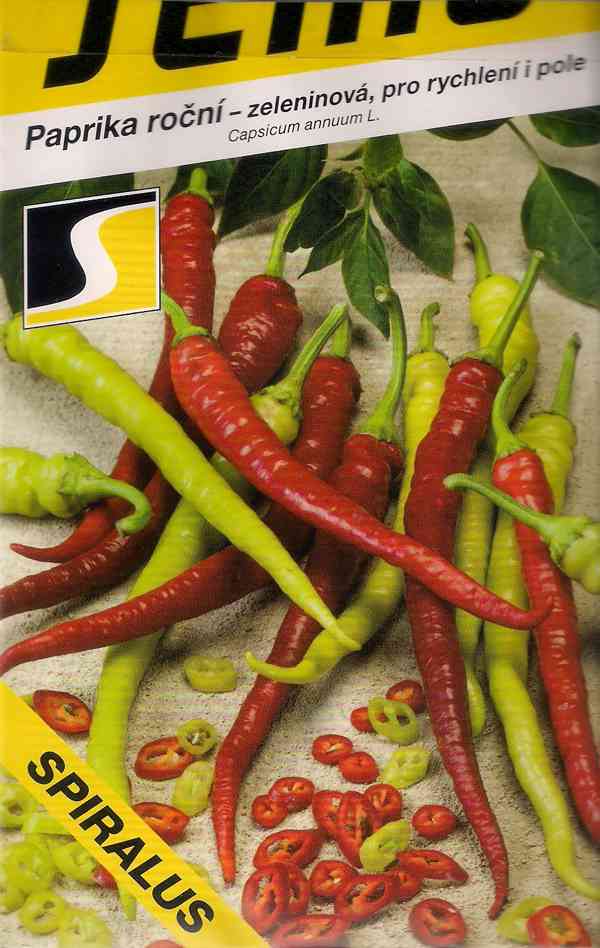 Nepálivá paprika "beraní roh" Spiralus - dvojice - foto 2