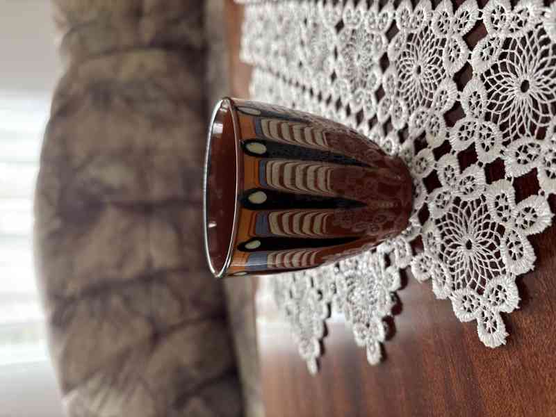 Keramický džbán na víno s kalíšky - foto 3