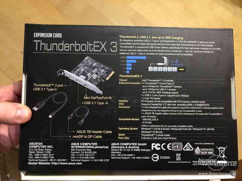 Rozšiřující karta ASUS Thunderbolt EX3 - foto 2