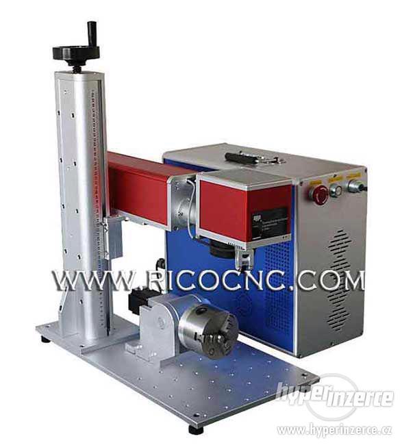 Fiber Laser Metal Marking Machine With Rotary Attachment - foto 1