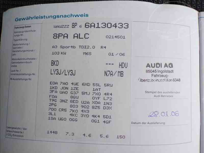 Audi A3 2,0 TDI XENON,ALU,KLIMA,WEBASTO - foto 16