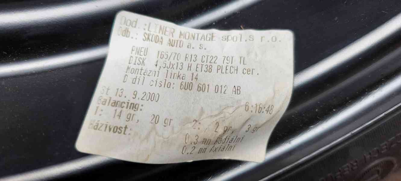 1 nové a 1 zánovní kolo z Felicie - foto 4